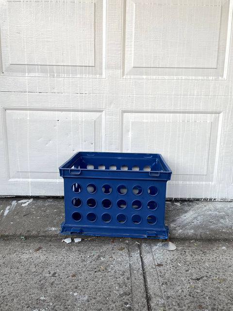 Blue Storage Crate