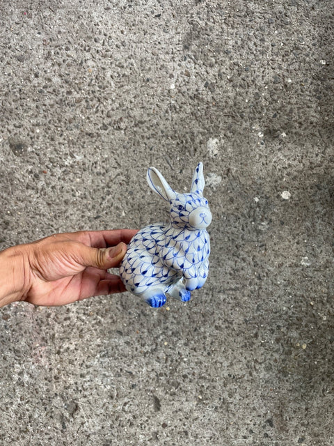 Blue Willow Rabbit