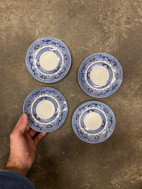 Blue Willow Saucer Collection