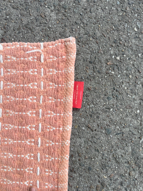 Blush Textured Door Rug