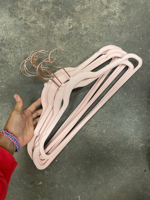 Blush Velvet Hangers