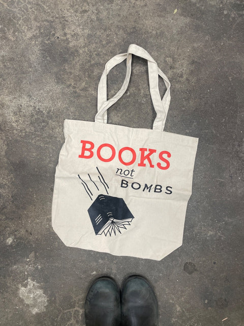 Books Not Bombs Tote