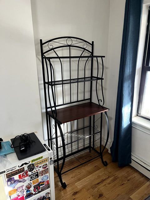 Boraam Valencia Metal Baker's Rack, W27xD15xH66"