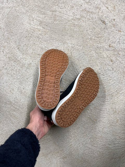 Brand New L.L. Bean Slip On Black Suede Sneakers, Size US 8W