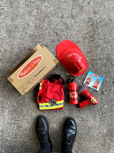Brand New Melissa & Doug Firefighter Toddler Set