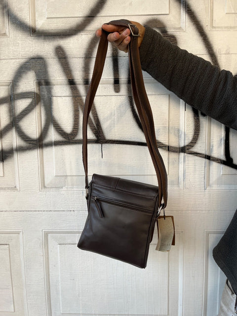 Brand New Vélez Artisan Leather Crossbody Bag