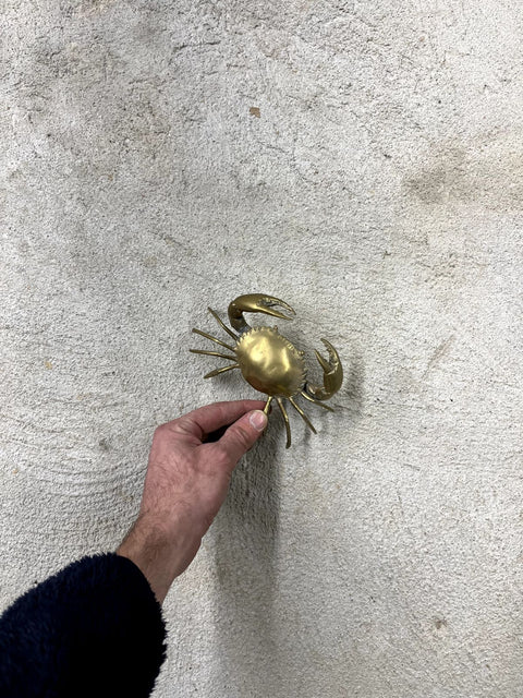 Brass Crab Decoration