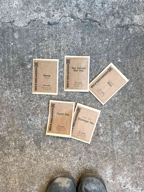 Brickyard Gardens Seed Packets