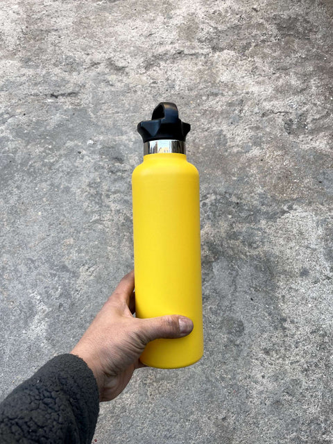 Bright Yellow Water Bottle