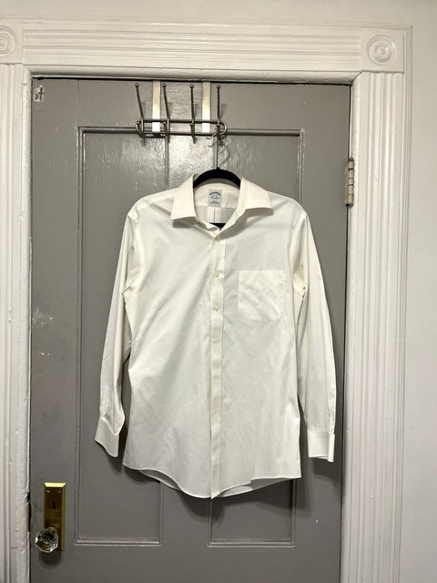 Brooks Brothers Dress Shirt, Size 15 32 Slim Fit