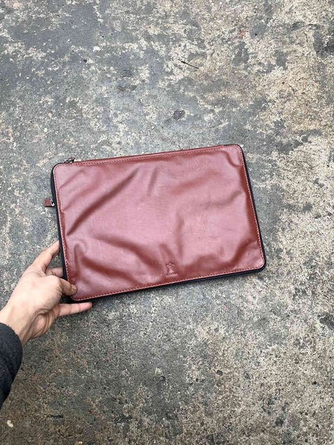 Brown Laptop Sleeve by Aldona