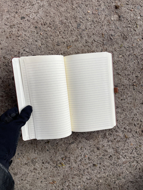 Brown Ruled Notebook