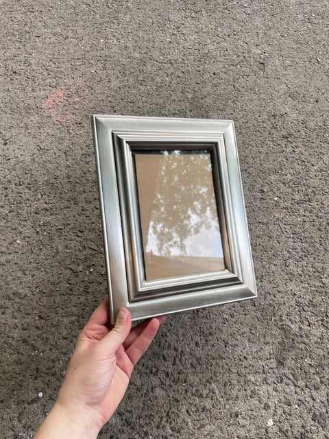 Brushed Silver Standing Frame, 5x7in
