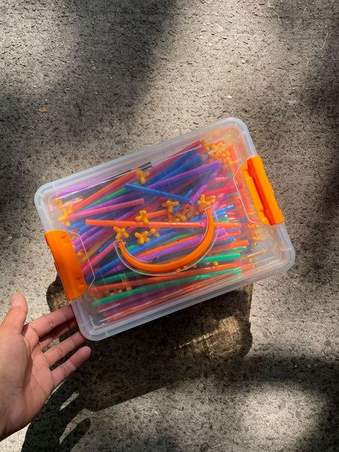 Building Straws STEM Toy