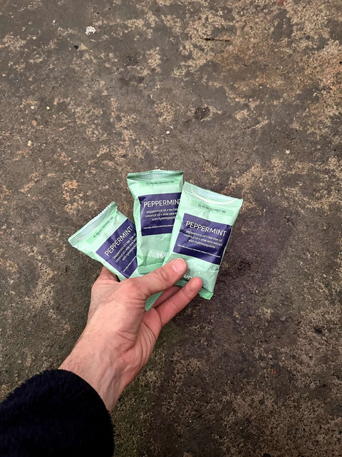 Bunch Of Huppy Peppermint Toothpaste Tabs