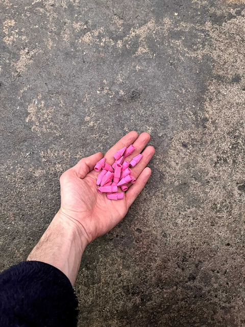 Bunch Of Pencil Top Erasers