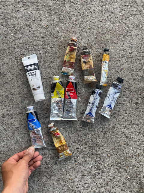 Bunch of Acrylic Paints