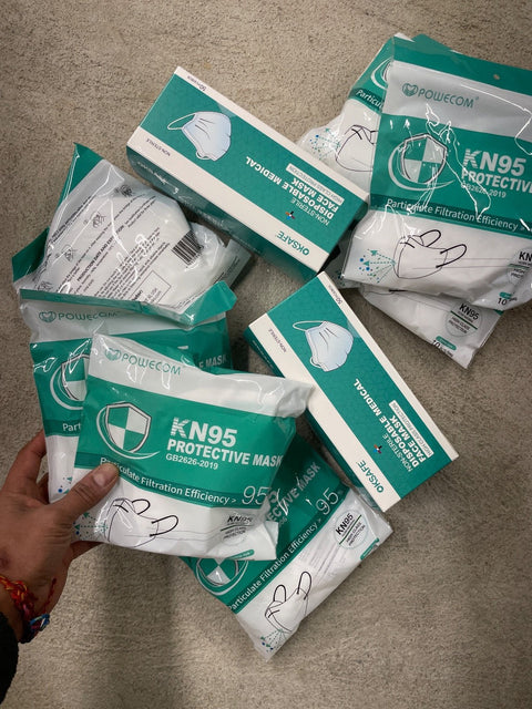 Bunch of KN95 Face Masks