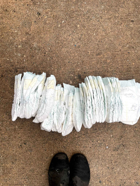 Bunch of Sz 4 Diapers