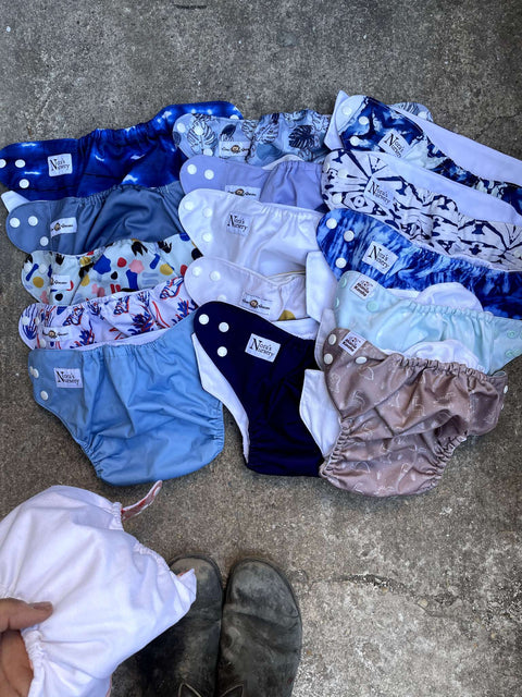 Bunch of Very Unused Nursery Cloth Diapers