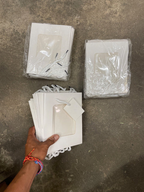 Bunch of Windowed Gift Bags