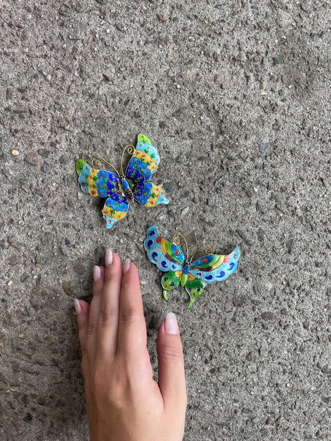 Butterfly Cloisonné Magnets