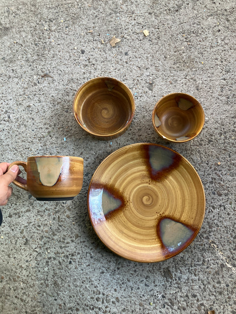 Autumn Patterned Ceramic Set