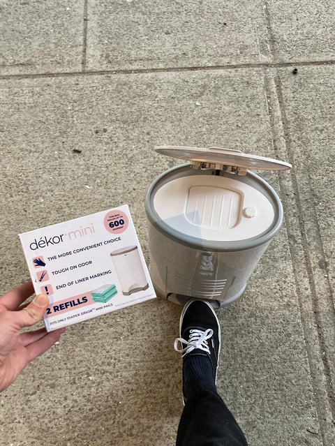 Dékor Mini Diaper Pail & Refills