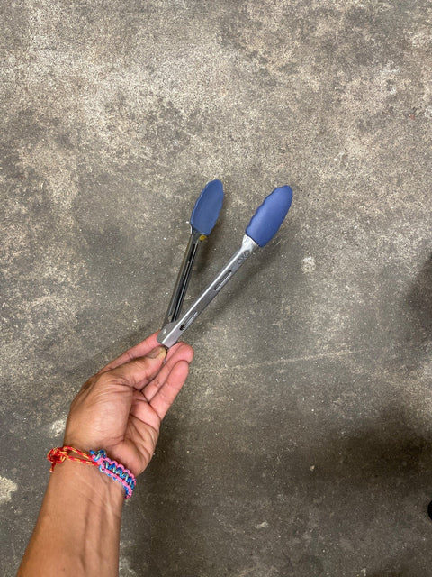 CWO Blue-Tip Kitchen Tongs