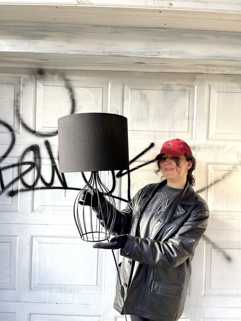 Cage Style Table Lamp
