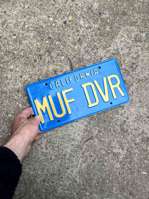 California License Plate