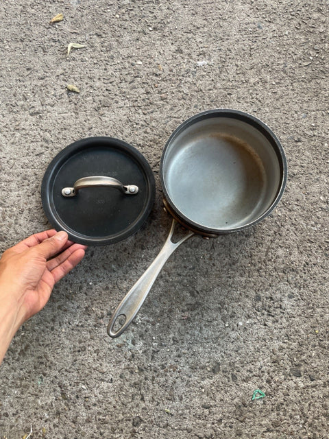 Calphalon Steel Saucepan With Lid