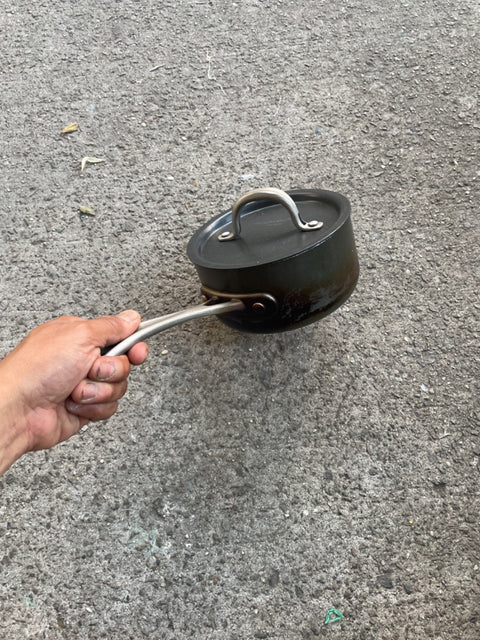 Calphalon Steel Saucepan With Lid