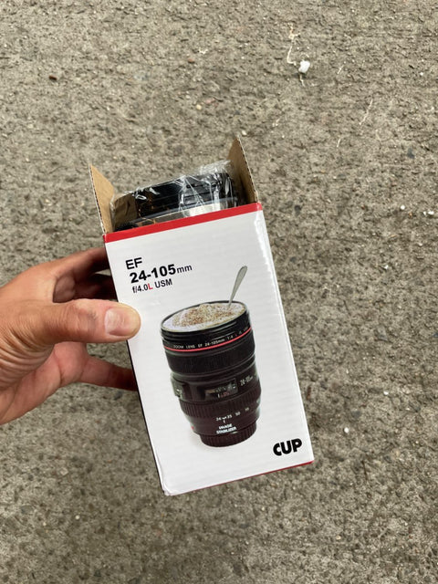 Camera Lens Coffee Cup