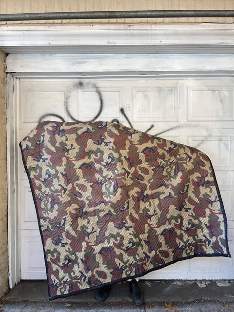 Camouflage Quilted Moving Blanket