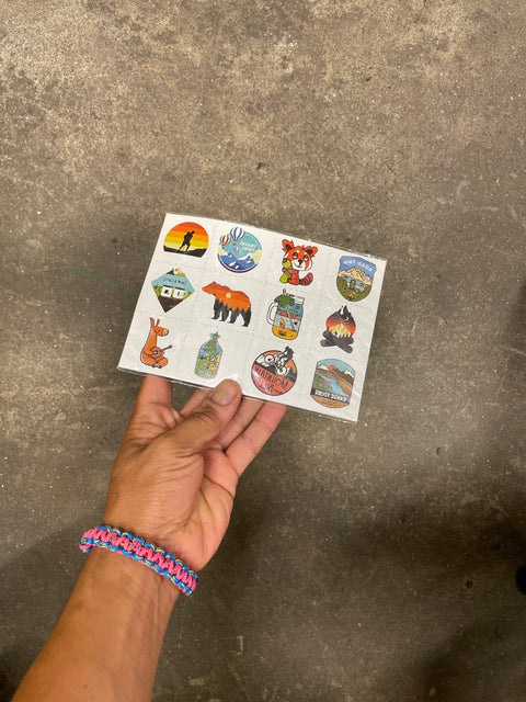 Camping Fake Tattoos