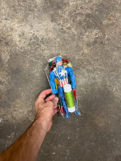 Captain America Action Figure (That Can Fly?)