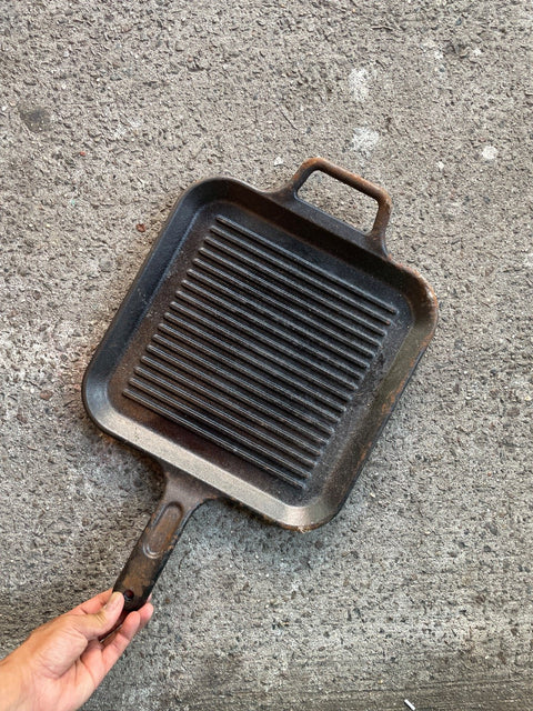 Cast Iron Square Grill Pan