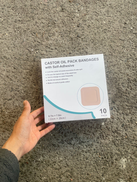 Castor Oil Pack Bandages