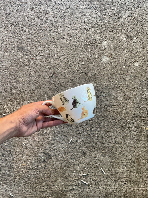 Cat Print Ceramic Mug