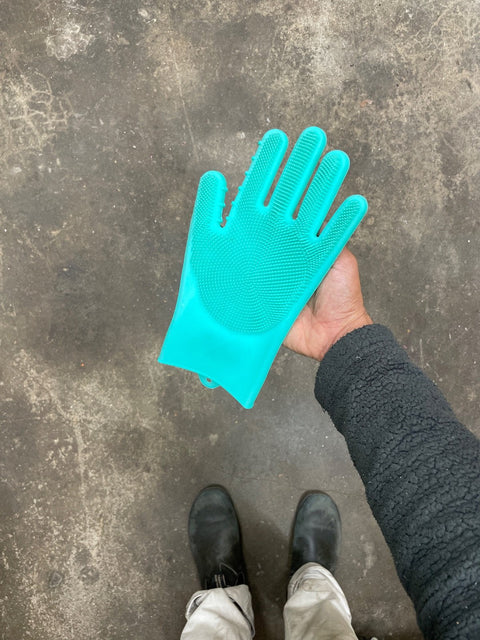 Cat Scrubbing Gloves