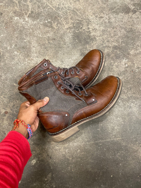 Caterpillar Leather Brown Boots, 10.5 M US or 43.5 EU