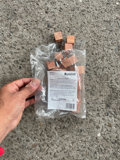 Cedar Fresh Garment Cubes