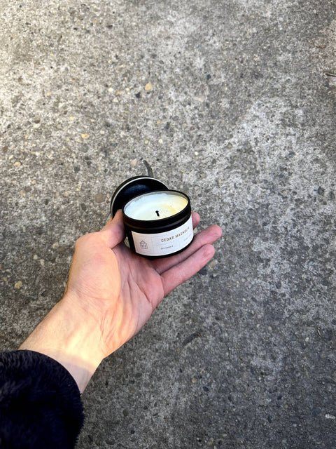 Cedar Magnolia Scented Candle