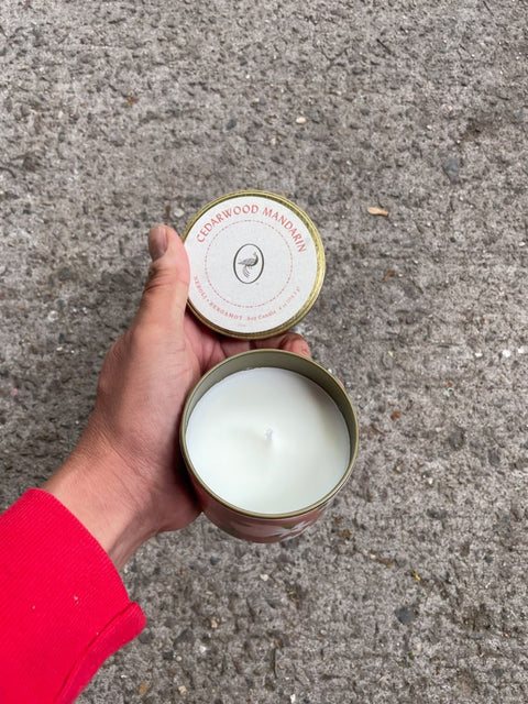 Cedarwood Mandarin Soy Candle
