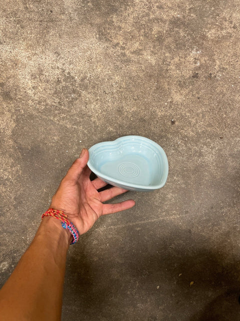 Ceramic Blue Heart Bowl