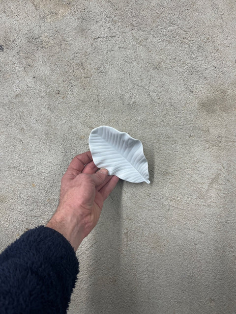 Ceramic Leaf Trinket Dish