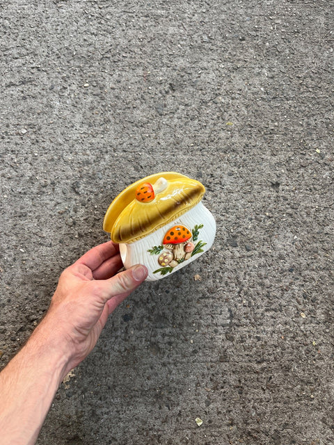 Ceramic Mushroom Napkins Holder From Japan