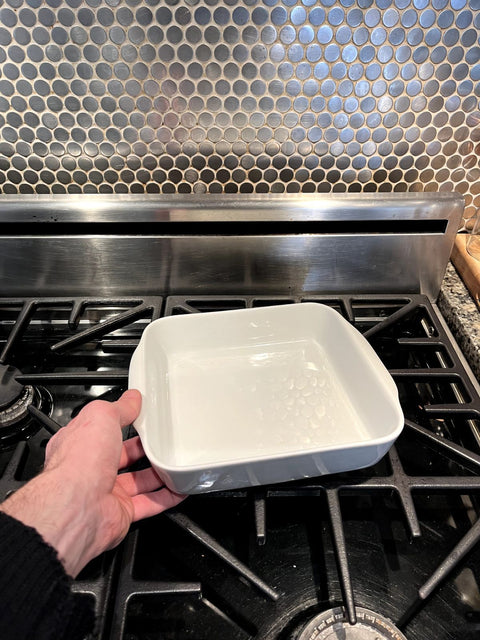 Fancy Pillivuyt White Baking Dish, 8x9"