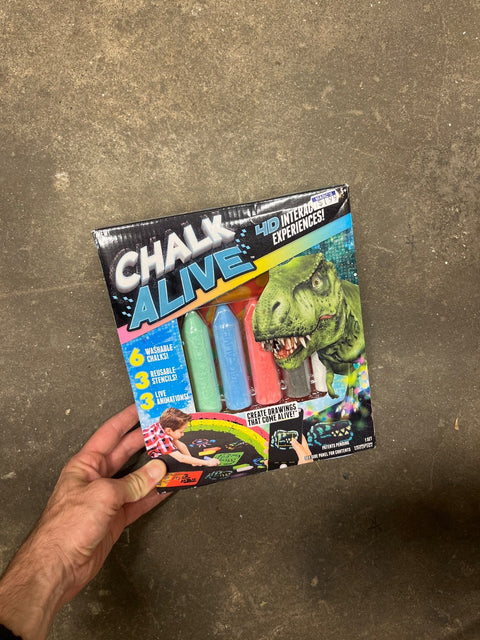 Chalk Alive Dinosaur Chalk, Unopened